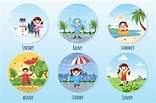 11 Types of Weather Conditions Illustration By denayunethj ...