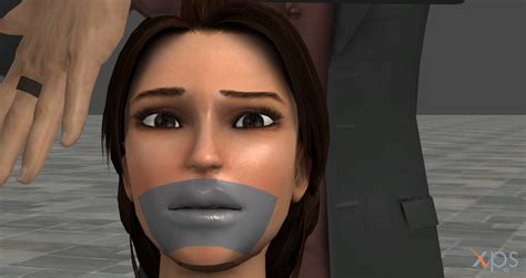 Lara Gagged By Alister Close Up By Theblendertaper On Deviantart