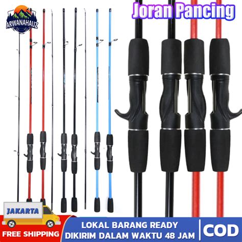 COD Joran Pancing Carbon Joran Pancing Portable Tiang Memancing