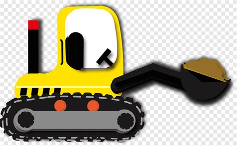 Vehículo Vehículo Dibujo Tractor Bulldozer De Dibujos Animados