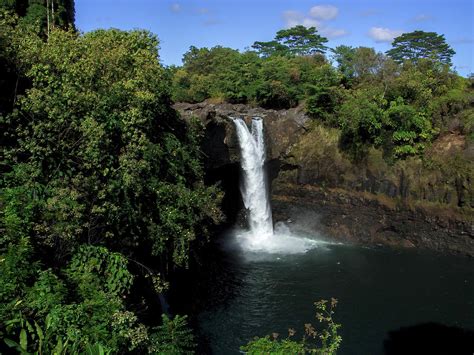 Rainbow Falls Big Island Hawaii Photograph By Daniel Hagerman