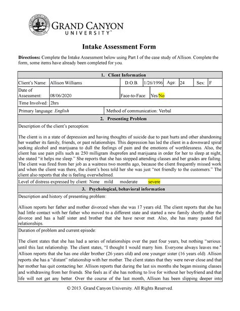 Awesome Case Management Intake Form Template In 2020