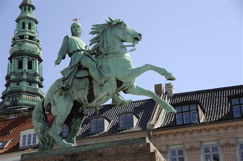 Christiansborg Equestrian Statue Copenhagen 1 Pictures