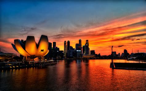 Singapore Sunset Wallpaper 2560x1600 21924
