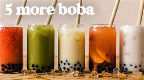 Boba 5 Ways More Favorite Boba Bubble Tea Recipes You Gotta Try