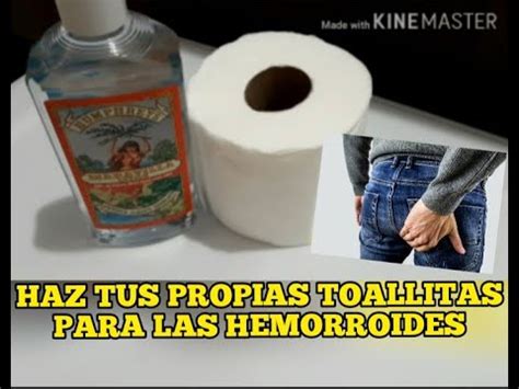 HAZ TUS PROPIAS TOALLITAS ANTI HEMORROIDES WIPES DE PREPARATION H