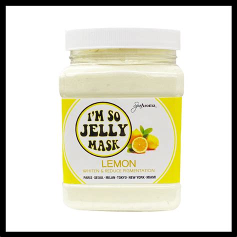 Im So Jelly Lemon Facial Mask Whiten And Reduce Pigmentation 32oz