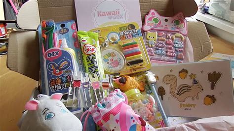 Unboxing Kawaii Box ~ Febmarch 2016 Youtube
