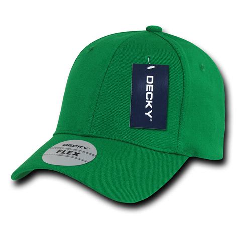 Decky Fitall Flex Fitted Baseball Hat Hats Caps Cap 6 Panels For Men