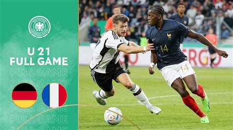 Germany Vs France Full Game U 21 Friendly Youtube