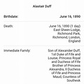 Alastair Duff, Marquess of Macduff (1890-1890) - Find a Grave Memorial