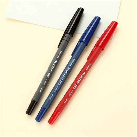 10pcslot Japan Super Smooth Large Capacity 07mm Ballpoint Pen High