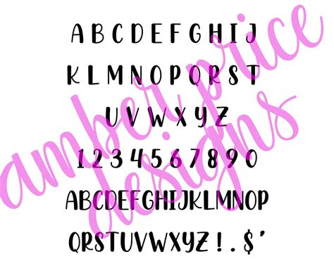 Delilah Font Svg Dxf Otf Chunky Hand Lettered Font By Amber Price