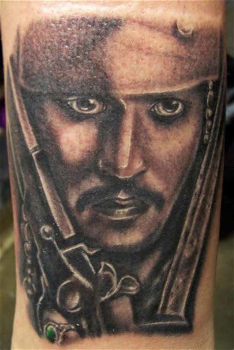 Captain Jack Sparrow Tattoo By Carlos Rojas Tattoonow