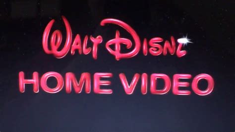 1986 Walt Disney Home Video Logo W Presents Youtube