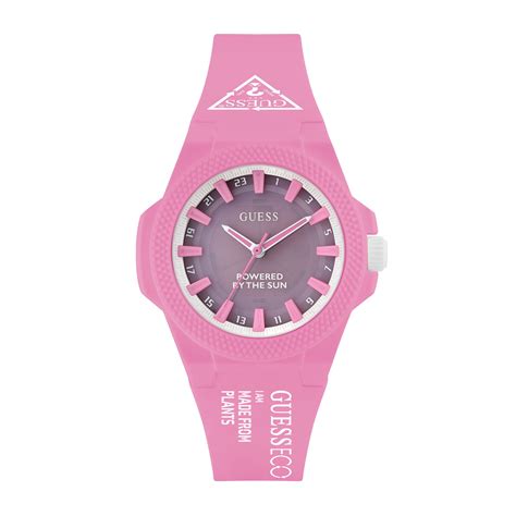 Guess Womens Watch Pink Tone Case Quartz The Watch House