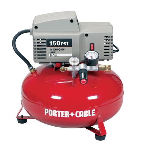 C2002 Grade C Porter Cable 6 Gal 150 Psi Portable Electric Pancake Air