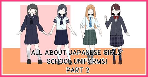 All About Japanese Girls School Uniforms Part 2 Anime Art Magazine