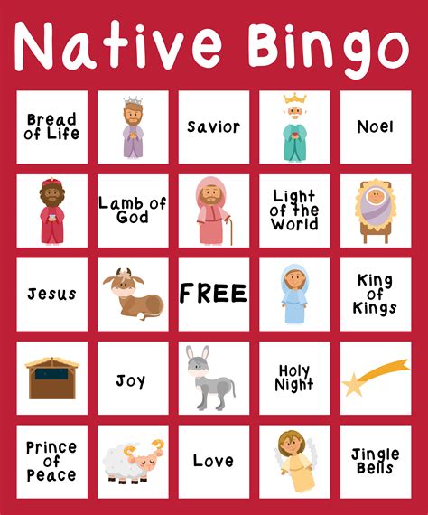 7 Best Nativity Printable Christmas Bingo Pdf For Free At Printablee