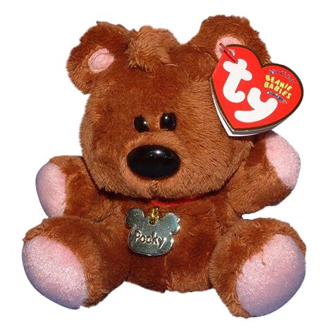 Ty Beanie Baby Pooky The Teddy Bear Garfield Movie Stuffed Animal