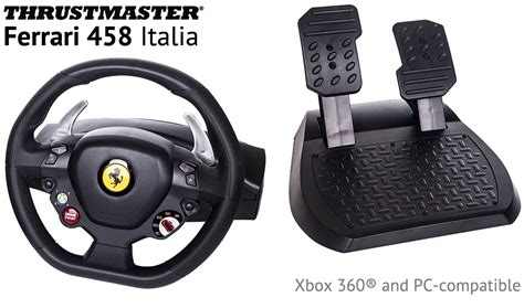 Thrustmaster ferrari 458 xbox 360. Technical data about the Thrustmaster Ferrari 458 Italia steering wheel
