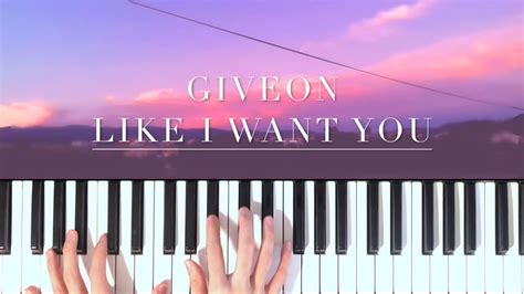 Giveon LIKE I WANT YOU Piano Cover Accords Chordify