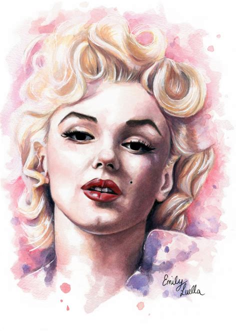 Marilyn Monroe By Emily Luella On Deviantart Marilyn Monroe Old