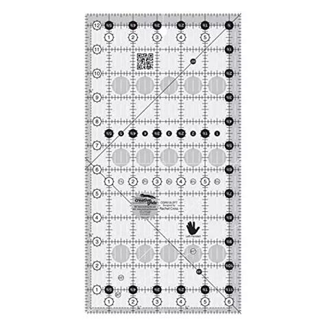 Creative Grids Quilting Ruler Template Left Handed 65 X 125