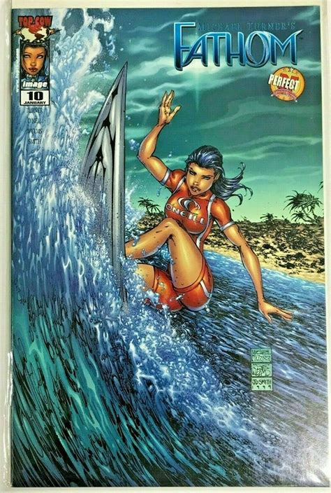 fathom 10 nm 2000 michael turner df perfect 10 variant top cow image comics comic books