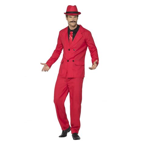 Red Zoot Suit Adult Costume Mens Costumes From A2z Fancy Dress Uk