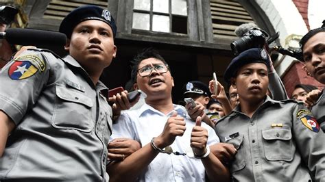 Myanmar Judge Jails Reuters Journalists For Seven Years Sparking