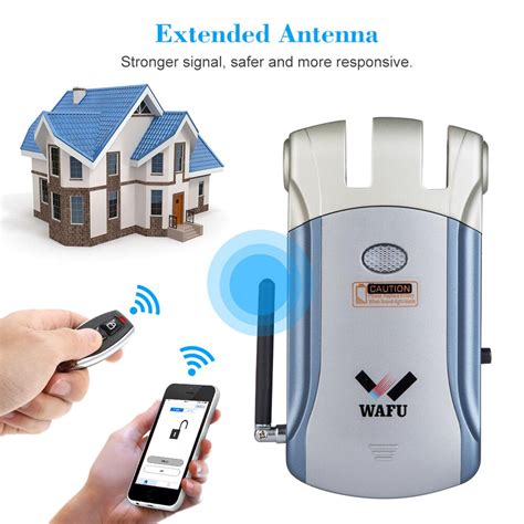 Wafu Keyless Entry Electronic Remote Door Lock Invisible Intelligent