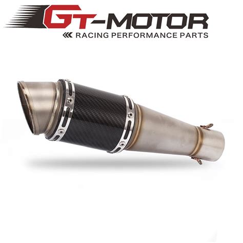 Gt Motor Universal 36 51mm Exhaust Motorcycle Modified Scooter