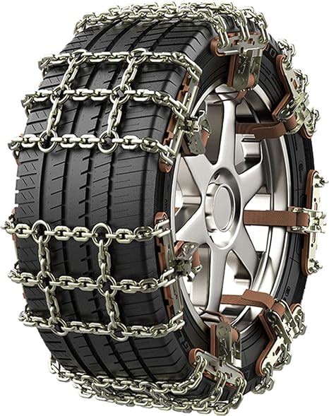 Automotive Tire Chains Snow Chains For Car Emergency Universal Snow Tire Chains For Most Cars