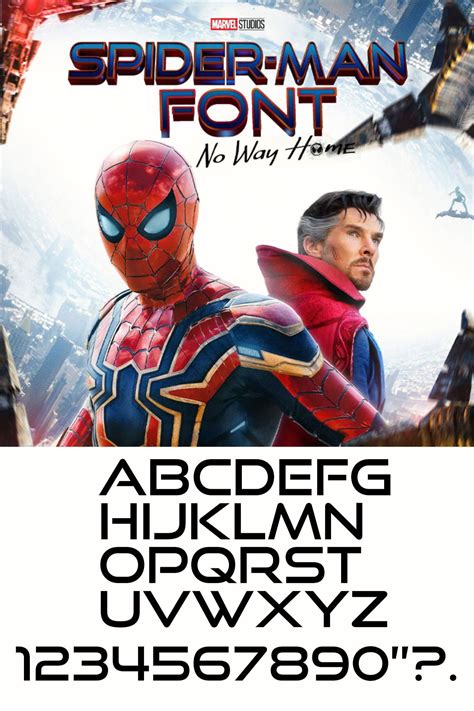 Spiderman Font Artofit