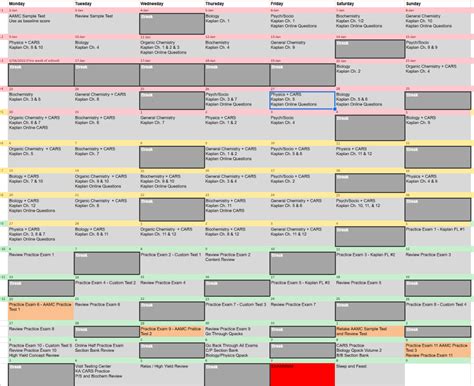 Reddit Mcat Study Schedule