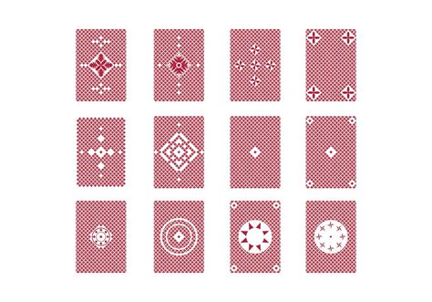 Free Playing Card Back Vector 127275 Vector Art At Vecteezy