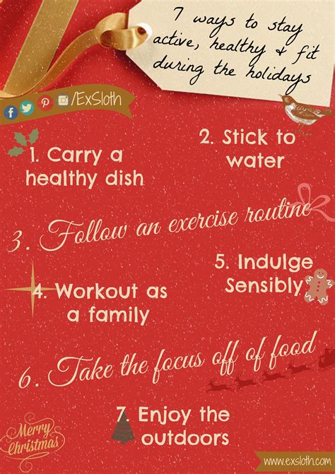 7 Tips For Staying Healthy Over The Holidays Diary Of An Exsloth