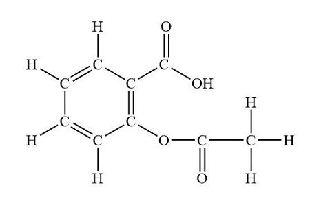 Sketch The Molecular Structure Of Acetylsalicylic Acid And Calculate