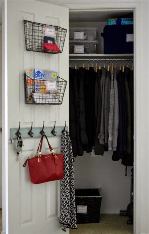 10+ inspiring and inventive mudroom ideas | the creek line house. Made2Make: Home Tour: Entryway closet organization | Coat ...