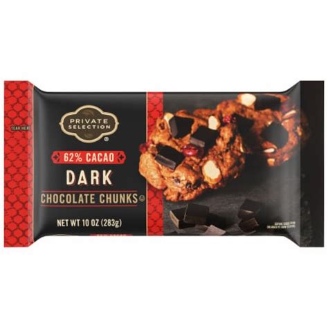 Private Selection® 62 Cacao Dark Chocolate Chunks 10 Oz Qfc