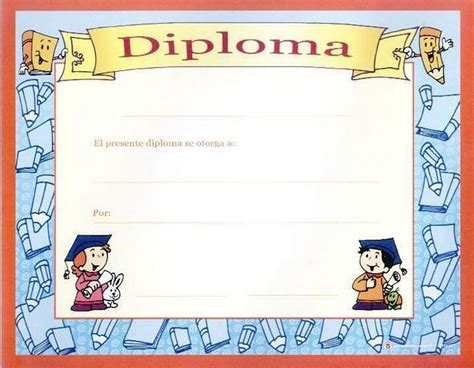 Diploma Escolar Para Imprimir