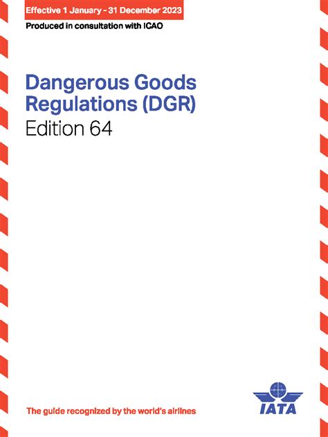 Iata Dangerous Goods Regulations Manual Sparkgoo Hot Sex Picture