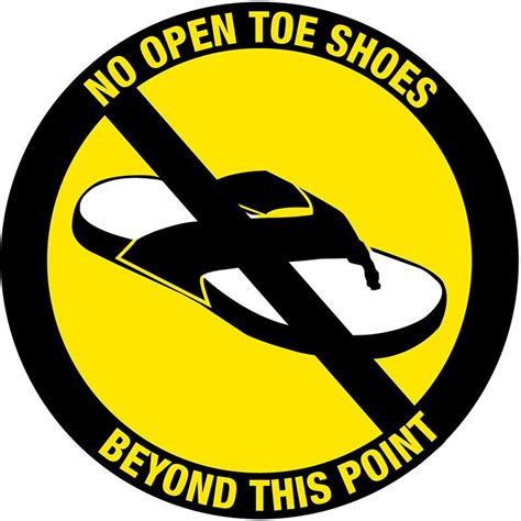 A must read for anyone working in a laboratory with hazard signs. Creative Safety Supply - No Open Toe Shoes, $15.00 (http://www.creativesafetysupply.com/no-open ...