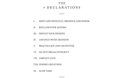 The Motivation Manifesto 9 Declarations To Claim Your Personal Power