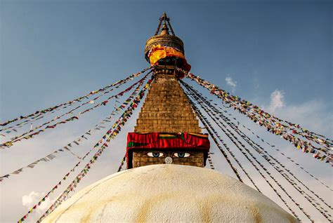 Bodnath Boudha Stupa Kathmandu Nepal The Worlds Large Flickr