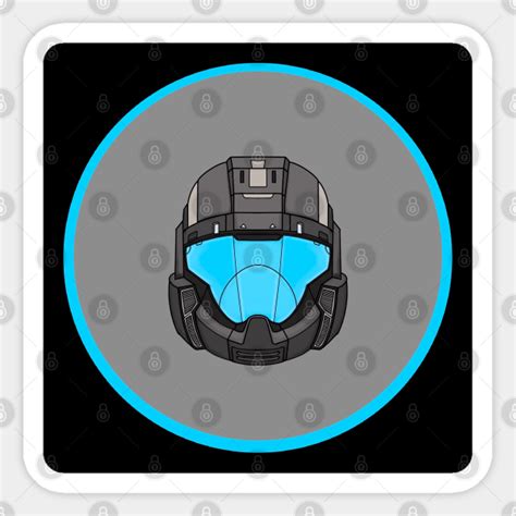 Halo 4 Odst Gen 2 Helmet Halo Sticker Teepublic