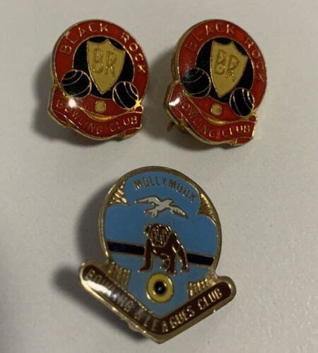 Black Rock Bowls Club Badges And Mollymook Bowling And Leagues Club