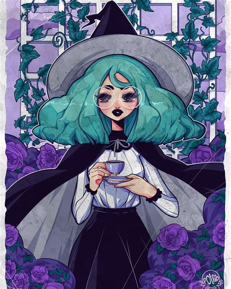 Tea Artistsoninstagram Digitalart Witch Animeart Vintage