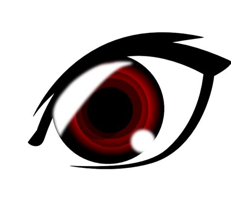 Red Eyes Clipart Transparent Red Anime Eye Png Full Size Clipart